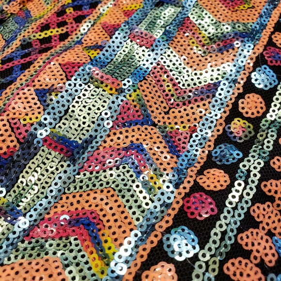 [ Soirée ] Sequin Crop Top - Picture 3 of 4